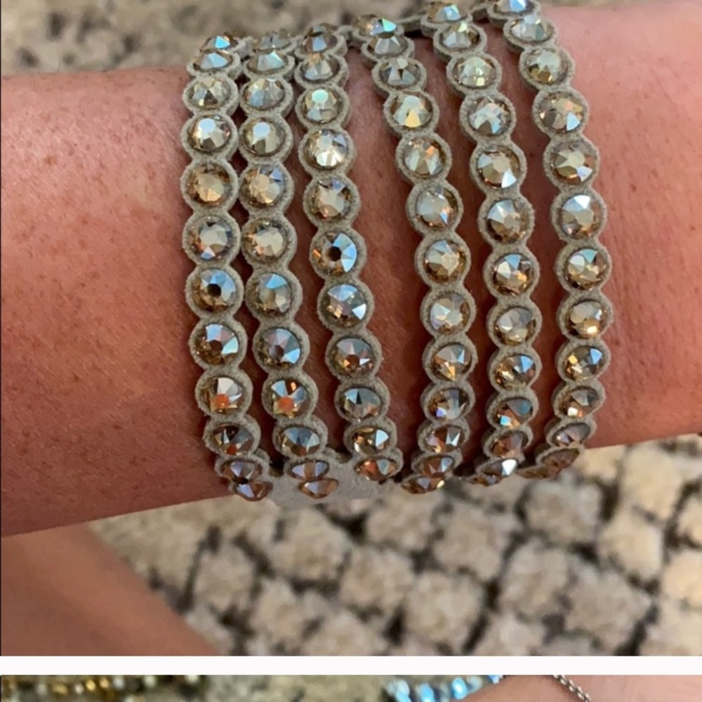 Swarovski wrap bracelet